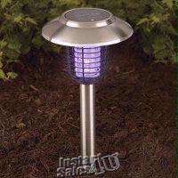 Solar Insect Lights Bug Zappers Outdoor Mosquito Kill 300 volt 