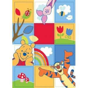 Kinder Teppich Disney Winnie the Pooh Tiger und Ferkel 95x133cm W79 
