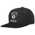 Brooklyn Nets adidas Primary Logo Snap Back Hat   Black