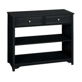 Home Decorators Collection Oxford Black 2 Drawer Console Table 