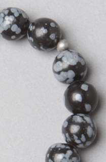 Ball & Chain The Bead Bracelet in Black Marble  Karmaloop 