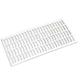 Amerimax Home Products 5 Ft. White Vinyl Leaf Guard Contemporary T0402 