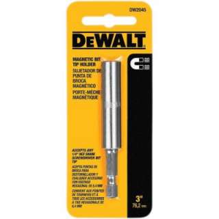 DEWALT 3 in. Magnetic Bit Tip Holder DW2045 G 