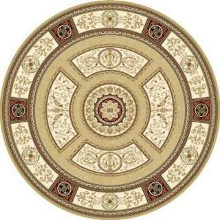 Home Dynamix Empire Gold 5 Ft. 2 In. Round Area Rug 6R ER8307 151 at 