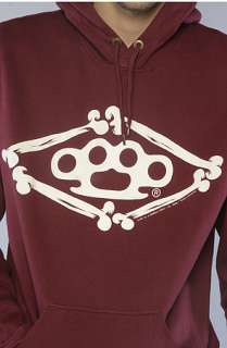 10 Deep The Diamond Bones Hoody in Burgundy  Karmaloop   Global 