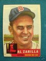 1953 TOPPS AL ZARILLA EX #181 BOSTON RED SOX  