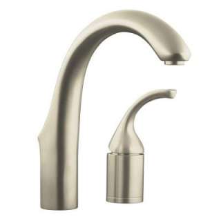 Forte 2 Hole Single Handle Low Arc Bar Faucet in Vibrant Brushed 