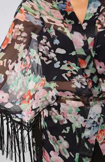 Reverse The Floral Fringe Shawl  Karmaloop   Global Concrete 