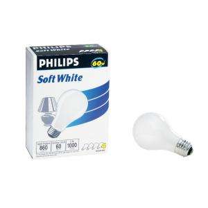 Philips 60 Watt Household Incandescent Light Bulb (4 Pack) 374843 at 
