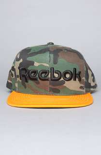 Reebok The Classic Snapback Cap in Camo Gold  Karmaloop   Global 