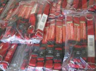 108 Wholesale QUALITY USA MADE Nylon RED Dog COLLARS M  