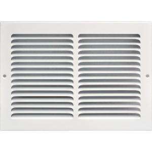 SPEEDI GRILLE 14 in. x 8 in. White Return Air Vent Grille with Fixed 