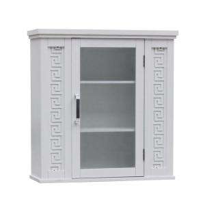 Elegant Home Chain Link 21 In. Wall Cabinet in White HD17299 at The 