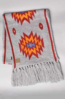 Obey The Navajo Scarf in Heather Grey  Karmaloop   Global 