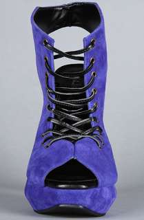 Sole Boutique The Malka Shoe in Blue Leather  Karmaloop   Global 