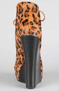 Senso Diffusion The Latrice Shoe in Tan Leopard  Karmaloop 