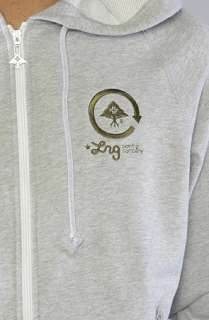 LRG The All Team Zip Up Hoody in Ash Heather  Karmaloop   Global 