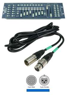  chauvet obey 40 dmx light control dmx3p25ft cable lowest offers here 