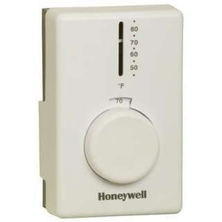    CT62B Electric Heat Thermsotat in White  