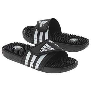 Athletics adidas Kids Adissage Pre/Grd Black/White Shoes 