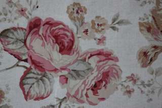 Olivia Large Pink Roses Fabric 463101 DAmore  