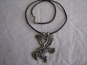 Halskette   Adler mit Schlange, silber KT0014  