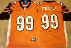 David Pollack Cincinnati Bengals Mens Jersey Orange NWT  