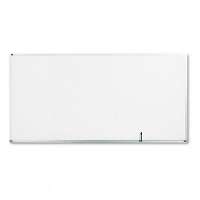 Standard Dry Erase Board, Melamine, 96 x 48, White, Aluminum Frame