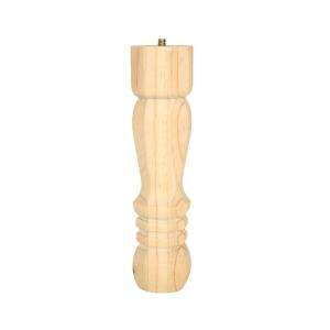   Millwork 9 In. Traditional Pine Table Leg 2409 