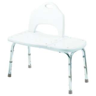 MOEN Home Care Plastic Adjustable Transfer Bench in White DN7065 at 