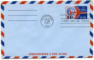 UC35 11c Jet air letter, uncacheted, FDC  