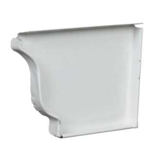 Amerimax Home Products 6 in. Aluminum Right End Cap 47006 at The Home 