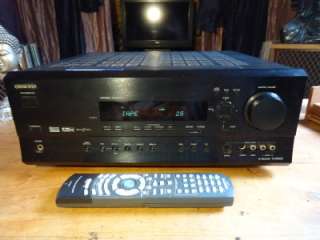 Onkyo Home Audio Video Stereo Receiver Model # TX SR600 With Remote 