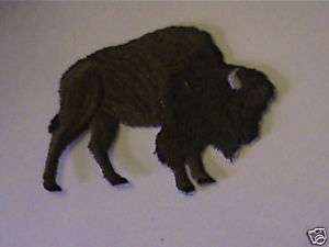 100% EMBROIDERED BUFFALO,BULL BISON HUNT WILDLIFE PATCH  