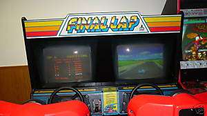 FINAL LAP BY ATARI USED COIN OP SIT DOWN ARCADE GAME  