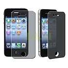 Privacy Anti Spy LCD Screen Cover Protector Guard Film for iPhone 4 4G