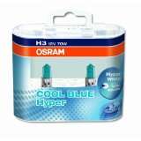 Osram 62151CBHDUO Lampe, Hyper Cool Blue, H3, 12V/55W, PK22s, 2 