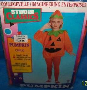 NIP Size L 12/14 Girls Pumpkin Child Costume  