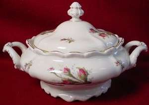 ROSENTHAL china MOSS ROSE Round Covered Serving Bowl  