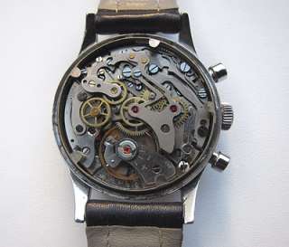 LEONIDAS Heuer Vintage 1950s Chronograph. Landeron 248. pre Carrera 