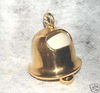 Vintage McCoy Liberty Bell Gold Art Pottery Planter  