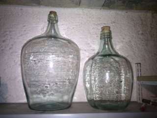 Zwei Riesenflaschen / Schnapskolben / Glaskolben mit Korken in Baden 