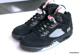 Nike Air Jordan 5 V Retro BLACK SILVER db bin iii bhm  