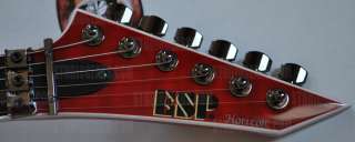 ESP Horizon FR II STR See Thru Red Electric Guitar with Case. Mint 