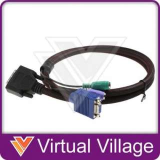 C2T KVM Breakout Cable for IBM x330 x335 06P6210  