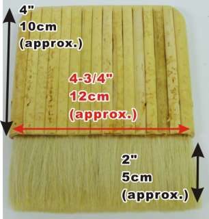 inch wide Bamboo Multi Head Hake Wash Brush  