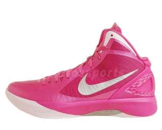 Nike Zoom Hyperdunk 2011 Fire Pink Silver Air Basketball Shoes QS 