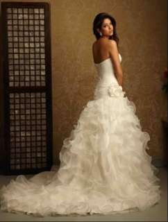 Custom New white/ivory Wedding dress Gown Size 2 4 6 8 10 12 14 16 18 