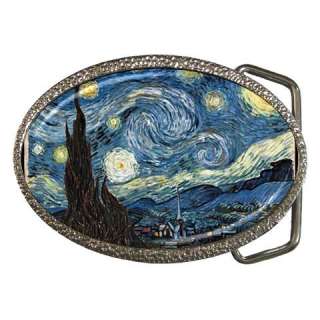 Van Gogh Starry Night Belt Buckle  