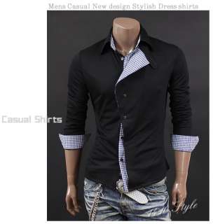 NWT Mens Luxury Stylish Woll Thick Design Shirts M L XL  